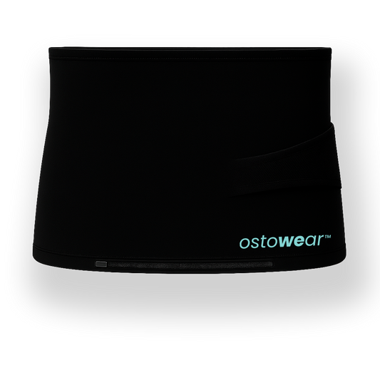 Athletic Ostomy Support Belt - Black
